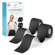 Health Press® Kinesiotapes Rollen Schwarz 5cm 2 St