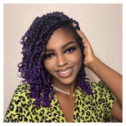Passion Twist Braids Crochet 25.4cm-10 Zoll (8er pack) 1B Pu 1 St