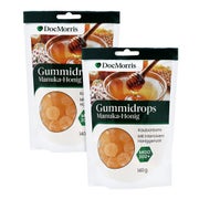 Produktabbildung: DocMorris Gummidrops Manuka-Honig Doppelpack 2X140 g