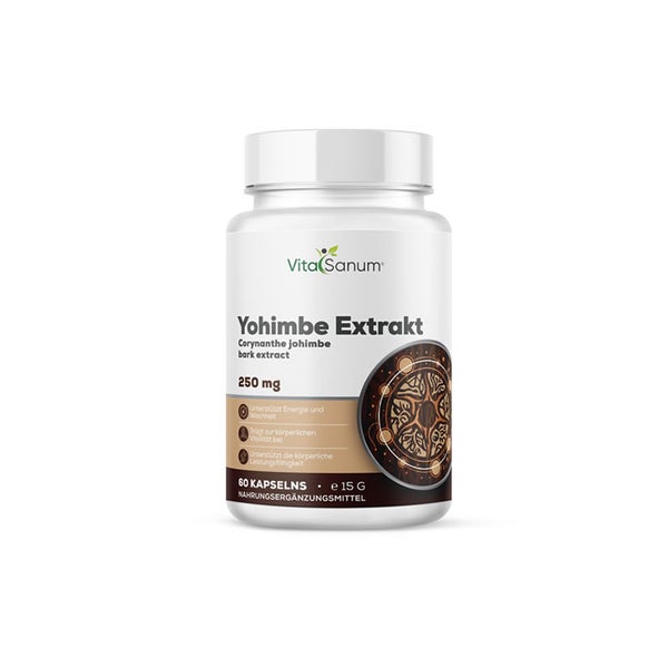 VitaSanum® - Yohimbe Extrakt (Corynanthe johimbe) 250 mg 60  St