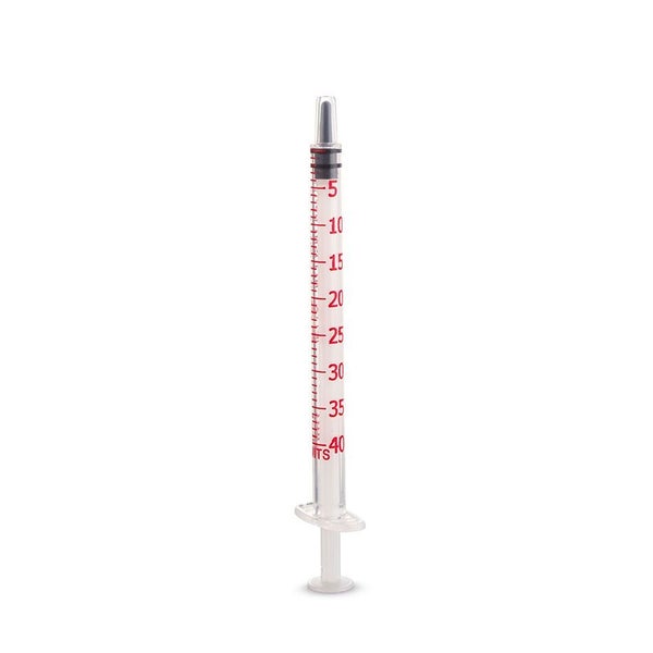 Dispomed 1 ml Spritze Insulin U-40, m. Spardorn 100 P