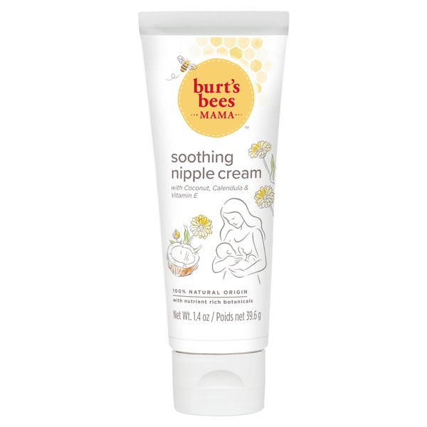 Burt's Bees Mama Beruhigende Brustwarzencreme mit Calendula, Kokosöl & Vitamin E 40 g
