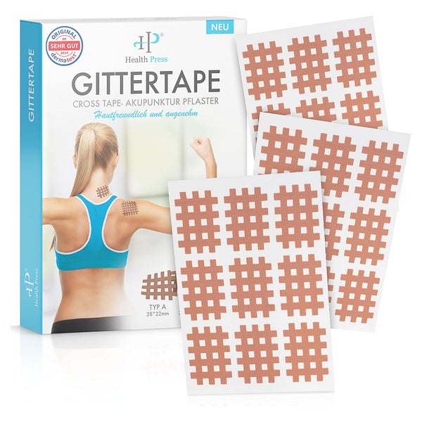 Health Press® Gittertape Typ A Hautfarben 180 St