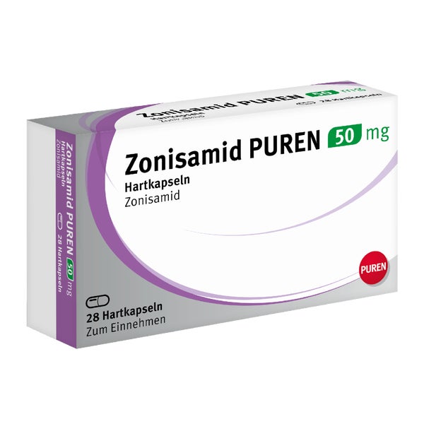 Zonisamid Puren 50 Mg Hartkapseln 28 St