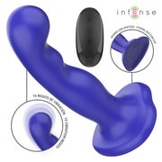 Intense - Shorty Vibrator mit Saugnäpfen Blau Fernbedienung 1 St