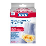 SOS Regelschmerz-Pflaster | Bis zu 12 h Wärme | 2 St