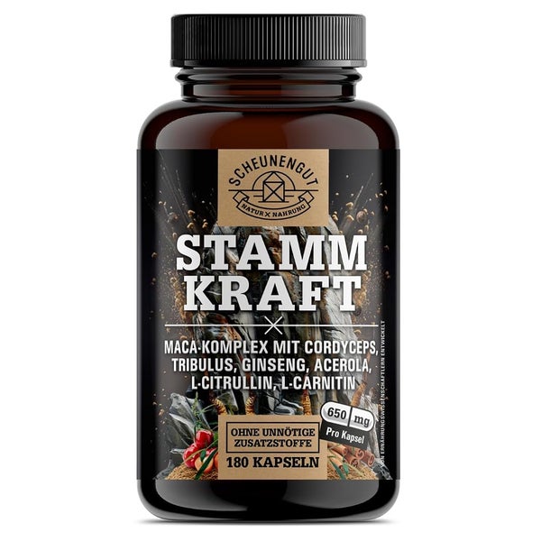 Scheunengut® STAMMKRAFT® Maca Kapseln Intensiv-Formel 180 St