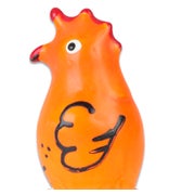 Scherzkondom «Hahn» – Handbemalt, Hahn-Motiv, humorvoll (1 Stück) 1 St