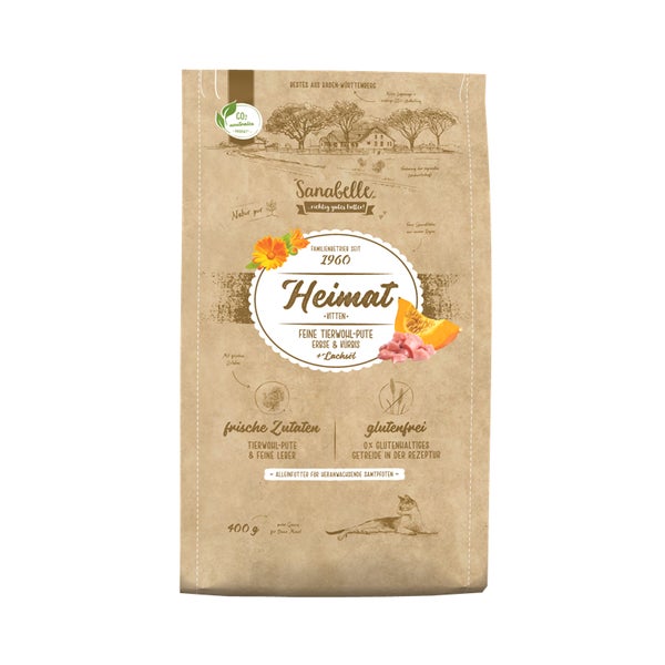 Sanabelle Heimat Kitten Tierwohl-Pute 0,45 kg