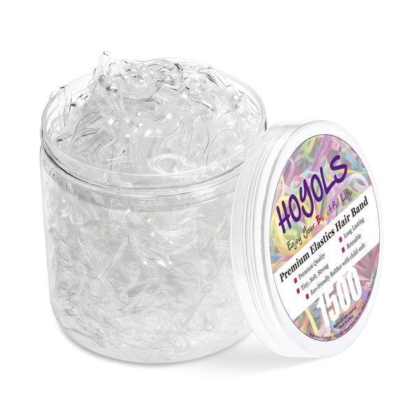 Hoyols Klares Elastisches Haarband für Mädchen 1500 1 St