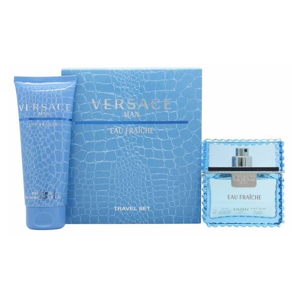 Versace Man Eau Fraiche Geschenkset 50ml EDT + 100ml Bad- & Duschgel 0,15 l