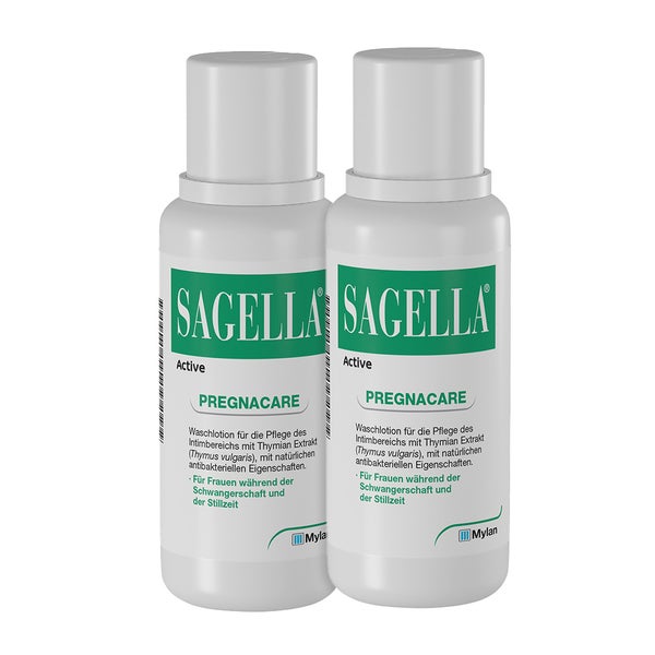 SAGELLA active Pregnacare Waschlotion 2X250 ml
