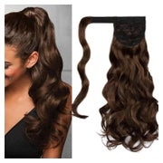 Ponytail Extensions Pferdeschwanz 50 cm Mittel braun Hellbra 1 St
