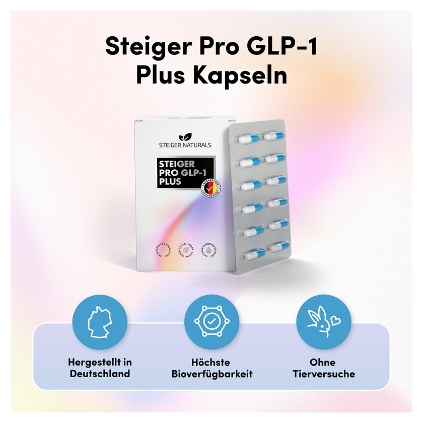 Steiger Pro Glp-1 Plus Kapseln 60 St