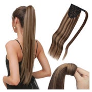 Pferdeschwanz Echthaar 45 cm-90g 4P27 Mittelbraun Dunkelblon 1 St