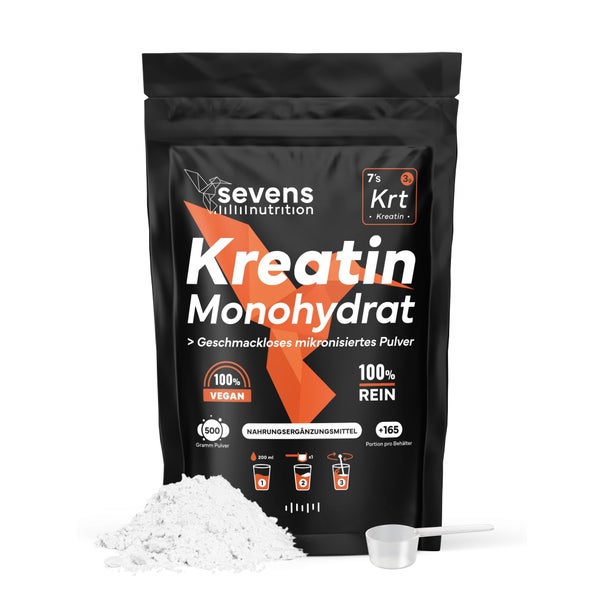 Sevens Nutrition Kreatin Monohydrat Pulver 500 g