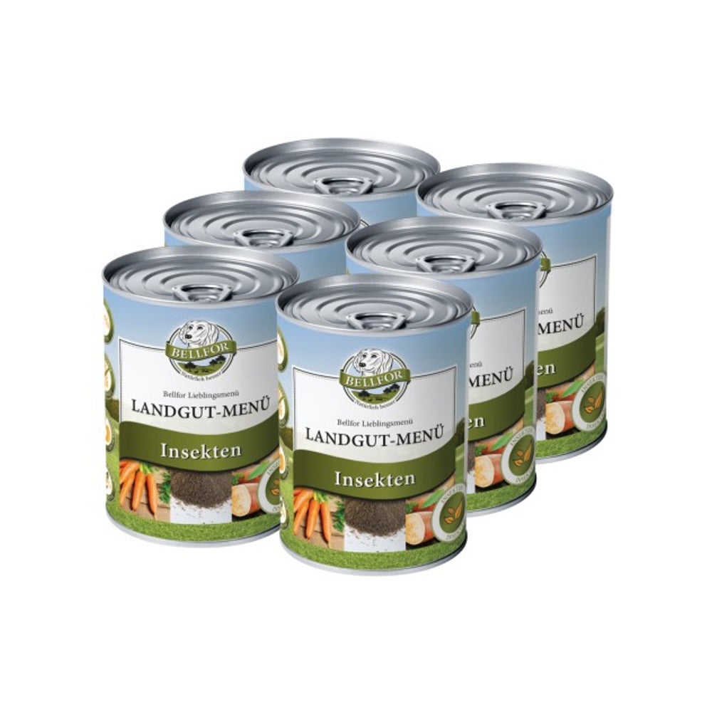Bellfor Hundefutter Nass mit Insekten Landgut-Menü 4.80 kg 4008 g