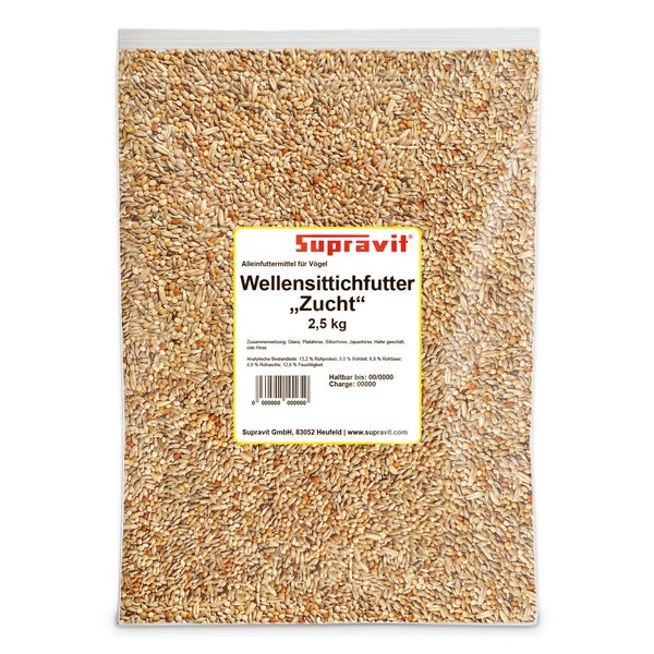 Supravit Supravit Wellensittichfutter Zucht - die ideale Zuchtmischung 2,5 kg