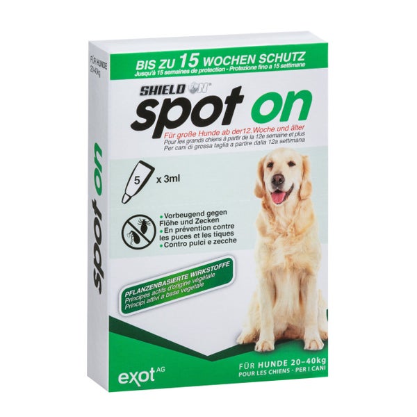 ShieldOn Spot On Floh- und Zeckenschutz für große Hunde 15 ml