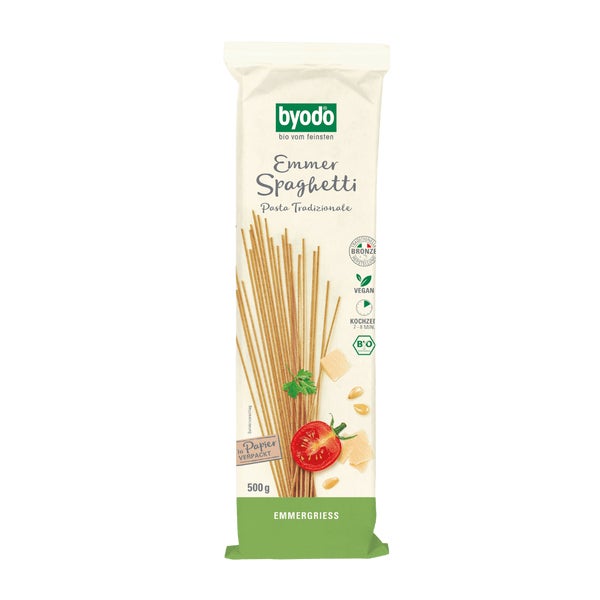 BYODO Bio Emmer Spaghetti (Sommerdinkel) 500 g