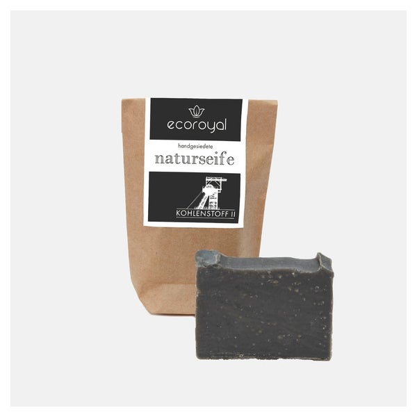 Kohlenstoff - handgesiedete Naturseife