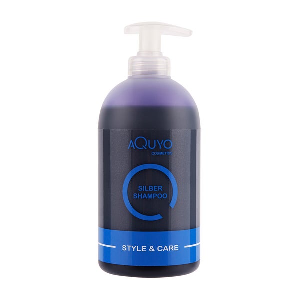 Silber Shampoo, Anti Gelbstich Shampoo für blondes Haar 500 ml