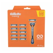 Gillette Fusion Mens Shaver Blue Gray