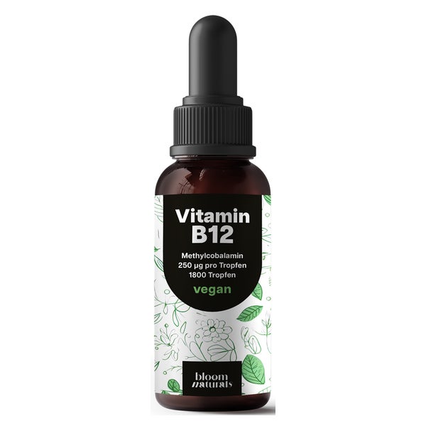 Vitamin B12 Tropfen 250 µg 50 ml - Bloom Naturals 50 ml