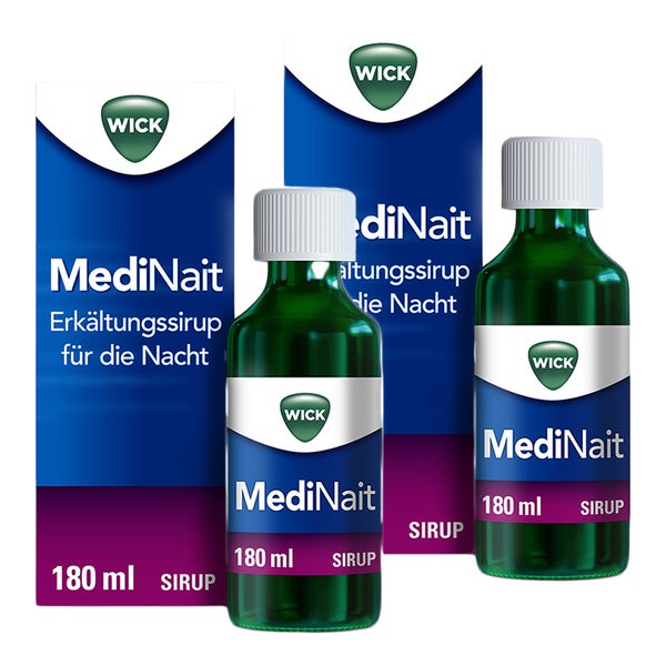 WICK MediNait Erkältungssirup 2 x 180ml 2X180 ml