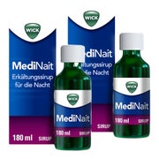 Produktabbildung: WICK MediNait Erkältungssirup 2 x 180ml 2X180 ml