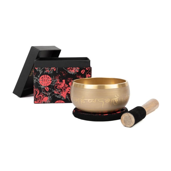 bodhi Indische Klangschale mit TARA Design in Geschenkbox 1 St