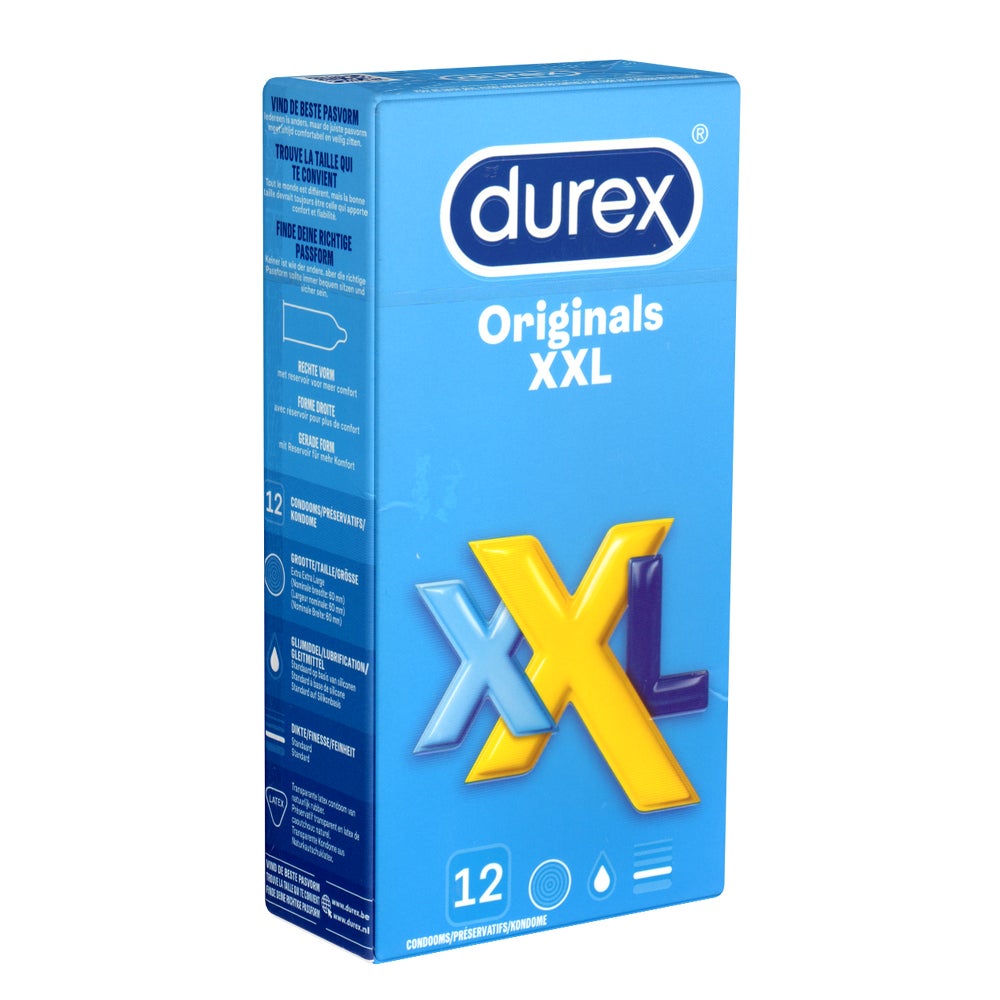 «Originals XXL» extra große Markenkondome mit 60mm Breite (12 Kondome) 12 St