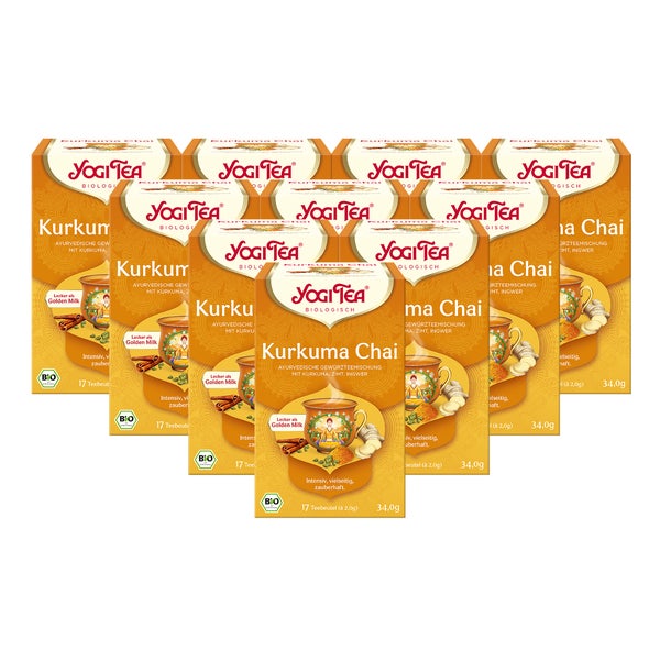 YOGI TEA - Kurkuma Chai Bio Gewürztee | 10 x 34g 10x17 St