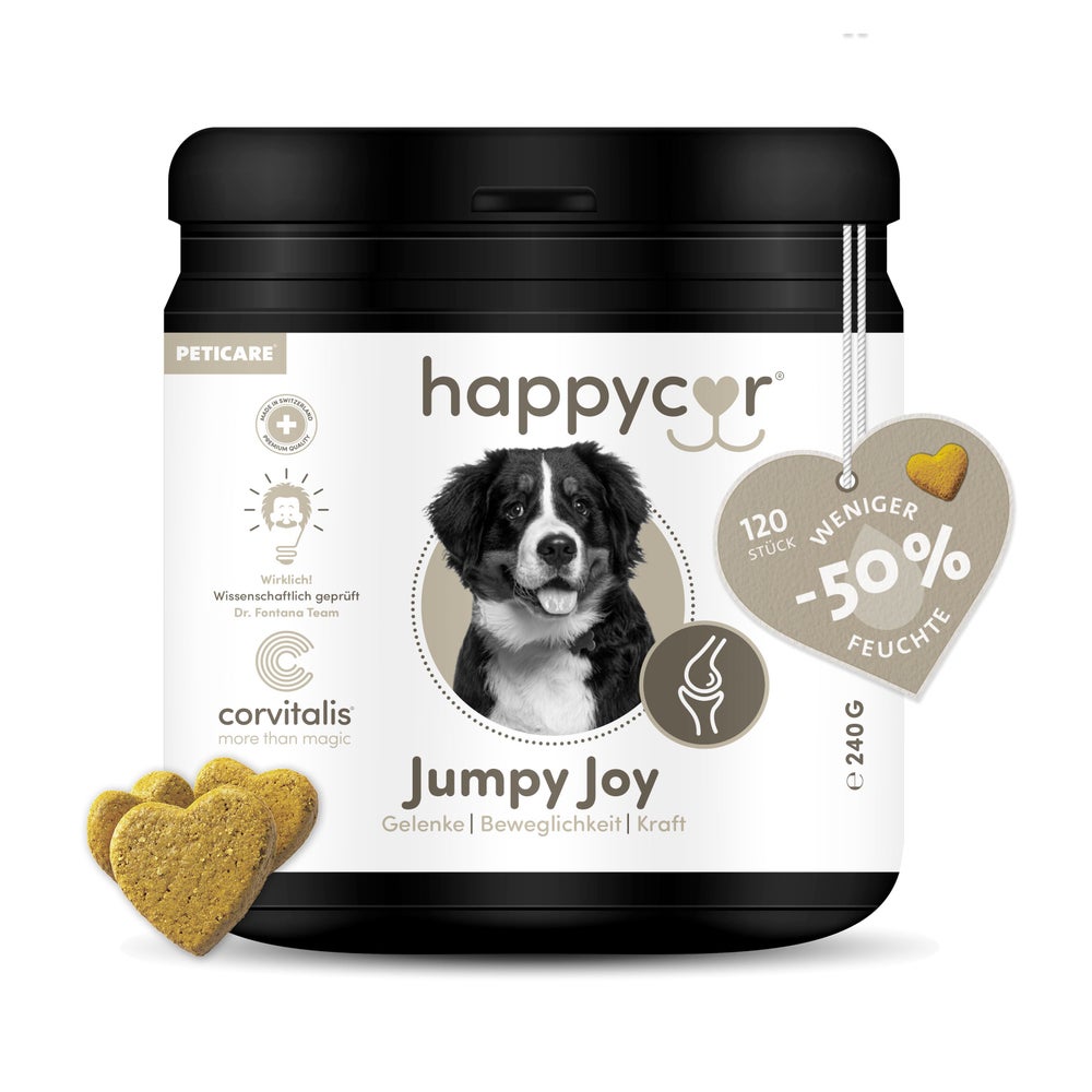 happycor® Jumpy Joy Gelenk-Funktionssnack für Hunde 240 g