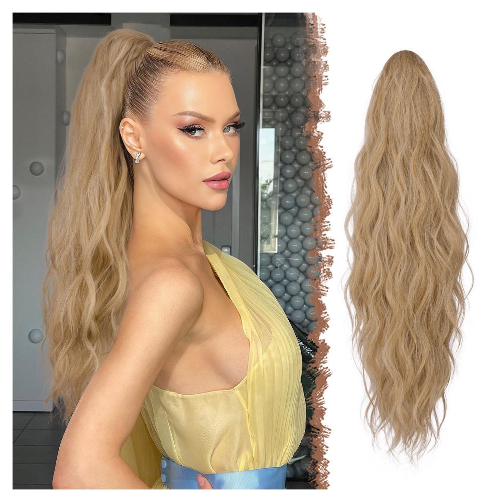 Haarteil Pferdeschwanz 27 613A# Blond und Aschblond Gemischt 1 St