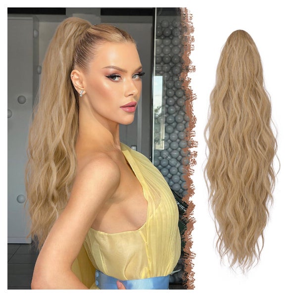 Haarteil Pferdeschwanz 27 613A# Blond und Aschblond Gemischt 1 St