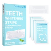 Oralflora Zahnaufhellung Bleaching – Whitening Strips, Zahnaufhellungsstreifen für weißere Zähne 32 St