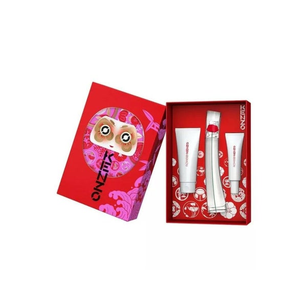 Kenzo Flower Eau Parfum 50ml Leche Corporal 75ml Crema De Manos 20ml 0,145 l