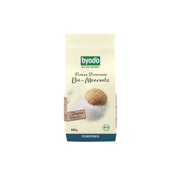 BYODO Feines Premium Bio-Meersalz 500 g
