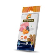 FARMINA N&D Pumpkin Dental Treat Lamb Blueberry Medium/Maxi (7 szt) dentale Leckerei für mittelgroße und große Hunde 0,1 kg