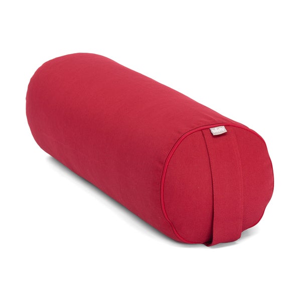 bodhi Yoga-Bolster (rund) ECO, Füllung KAPOK Bordeaux 1 St