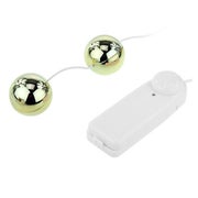 Baile - Goldener Vibrator mit chinesischen Kugeln 70 g