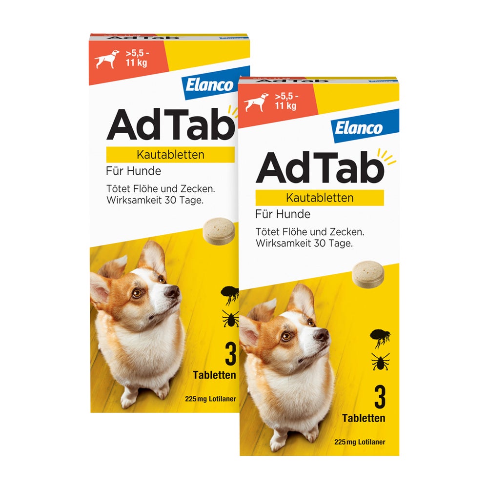 Adtab 225 mg für Hunde >5,5 Doppelpack 2X3 St