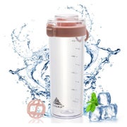 Shaker Protein Eiweiß Shake Becher BPAfrei Rosa 500ml 1 St