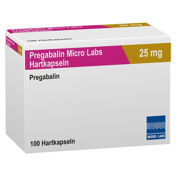 Pregabalin Micro Labs 25 Mg Hartkapseln 100 St