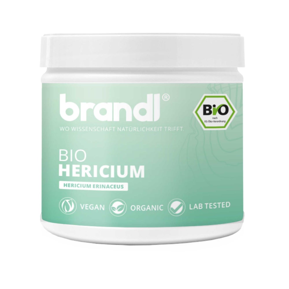 brandl® Bio Lions Mane (Hericium Erinaceus) | Premium Kapseln extern laborgeprüft | Vitalpilz 120 St