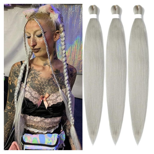 Braids Kunsthaar Flechthaar Boxbraids 66cm 26 Zoll 3er pack 1 St