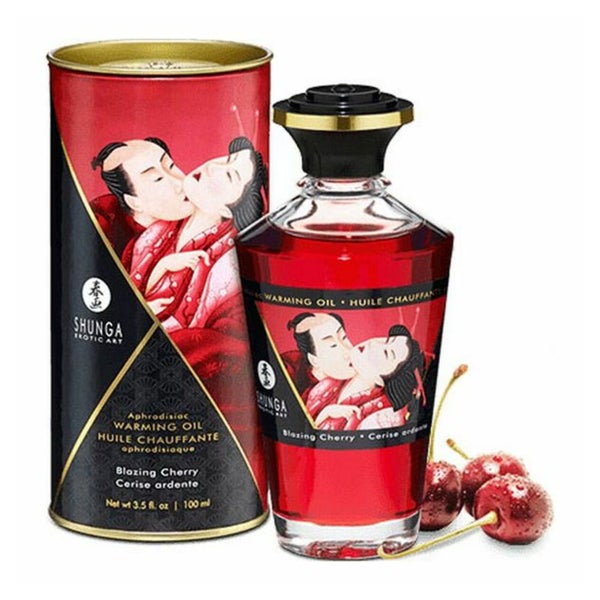 Shunga Erotisches Massageöl Cerise