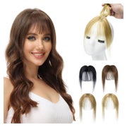 ClipIn Pony Menschenhaar 3D 360 Abdeckung 4-4 #Strohblond (3 1 St
