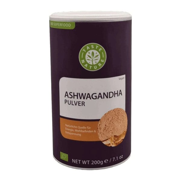 Taste Nature Bio Ashwagandha Pulver 200 g